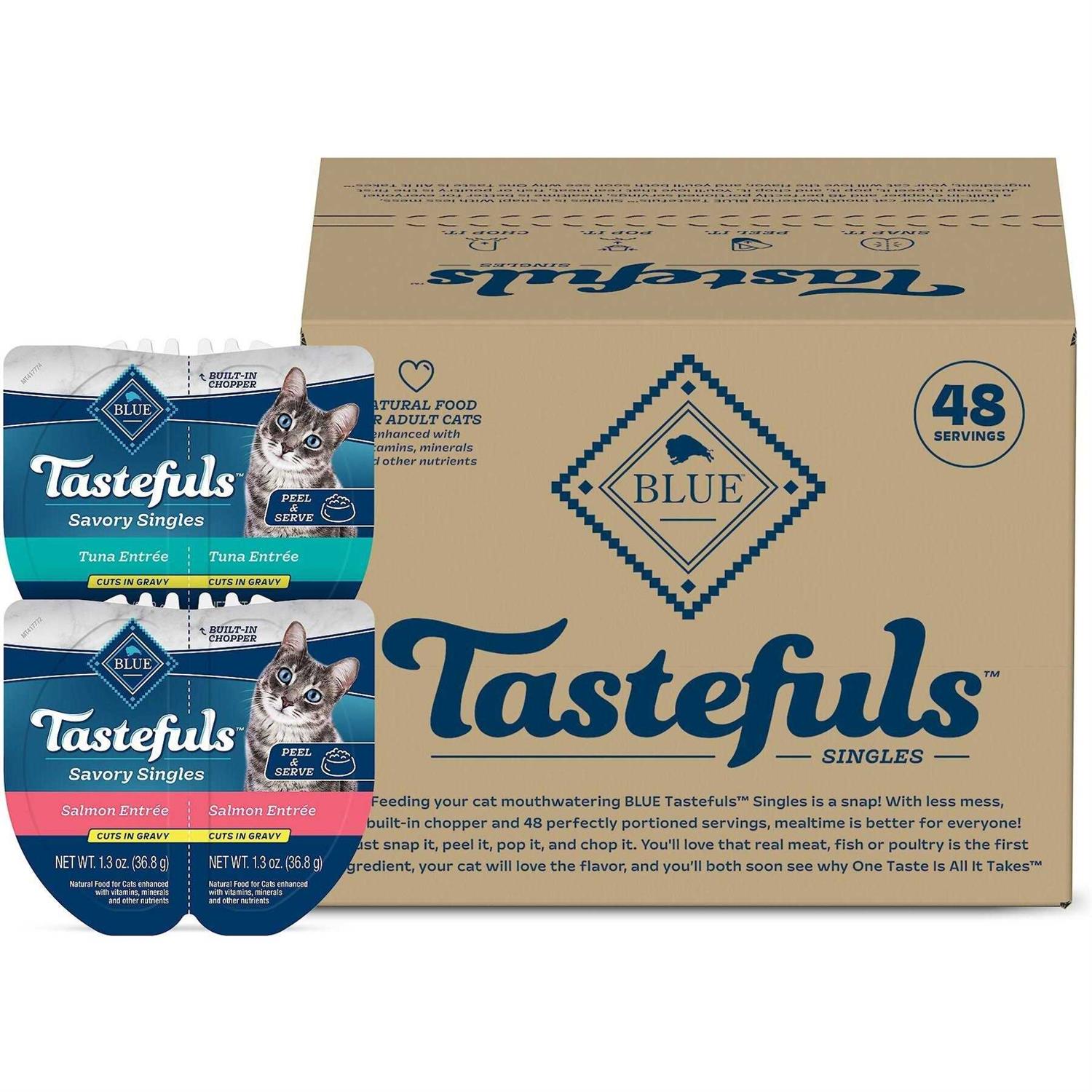 Blue Buffalo Tastefuls Savory Singles Adult Cuts in Gravy Wet Cat Food