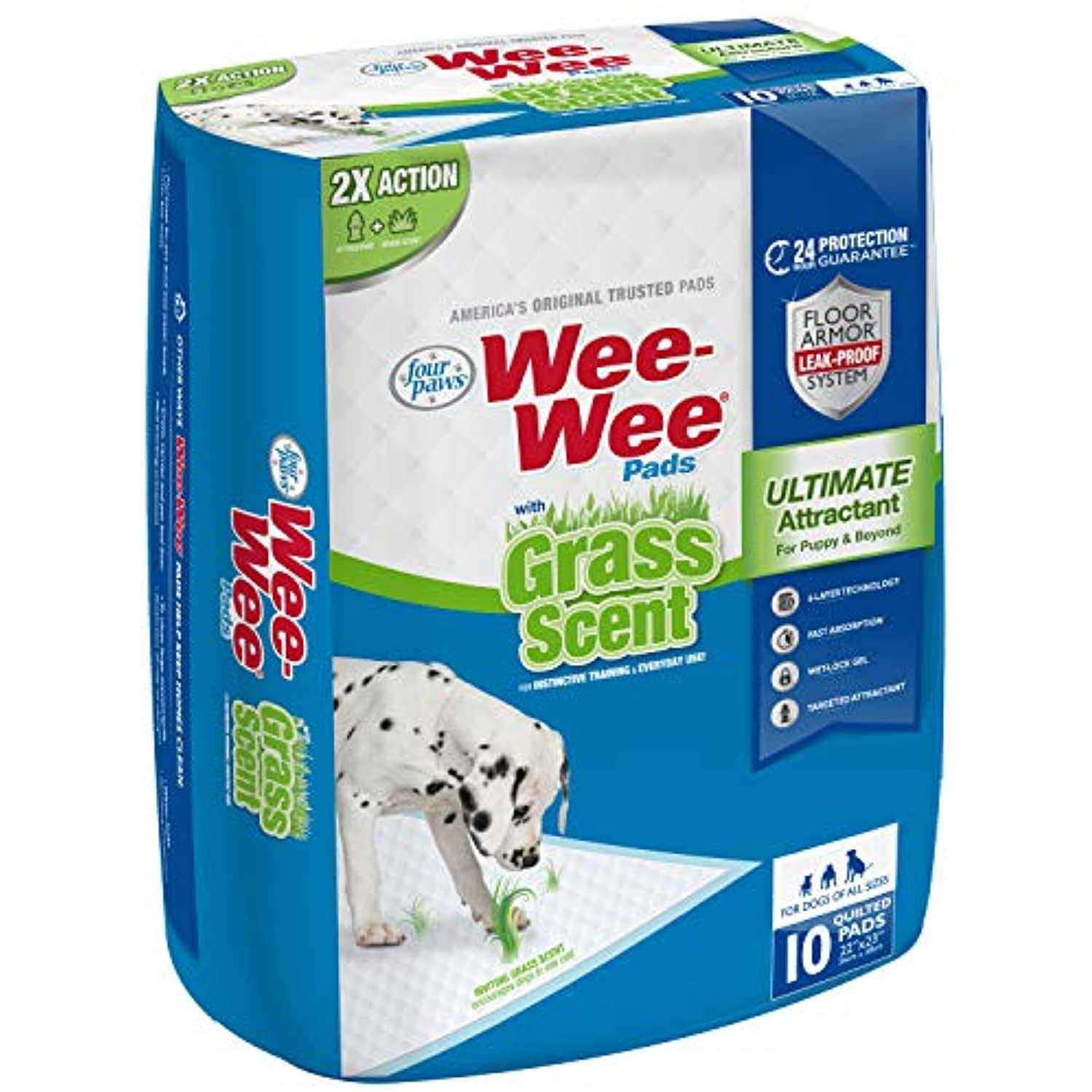 Four Paws Wee Wee Grass Scented Puppy Pads