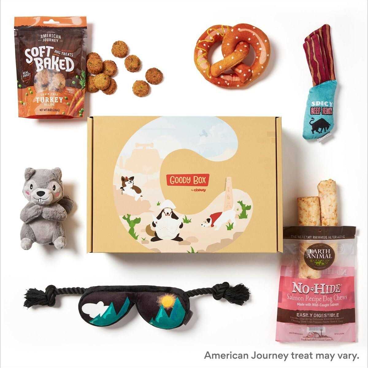 Goody Box Adventure Toys & Treats For Dogs