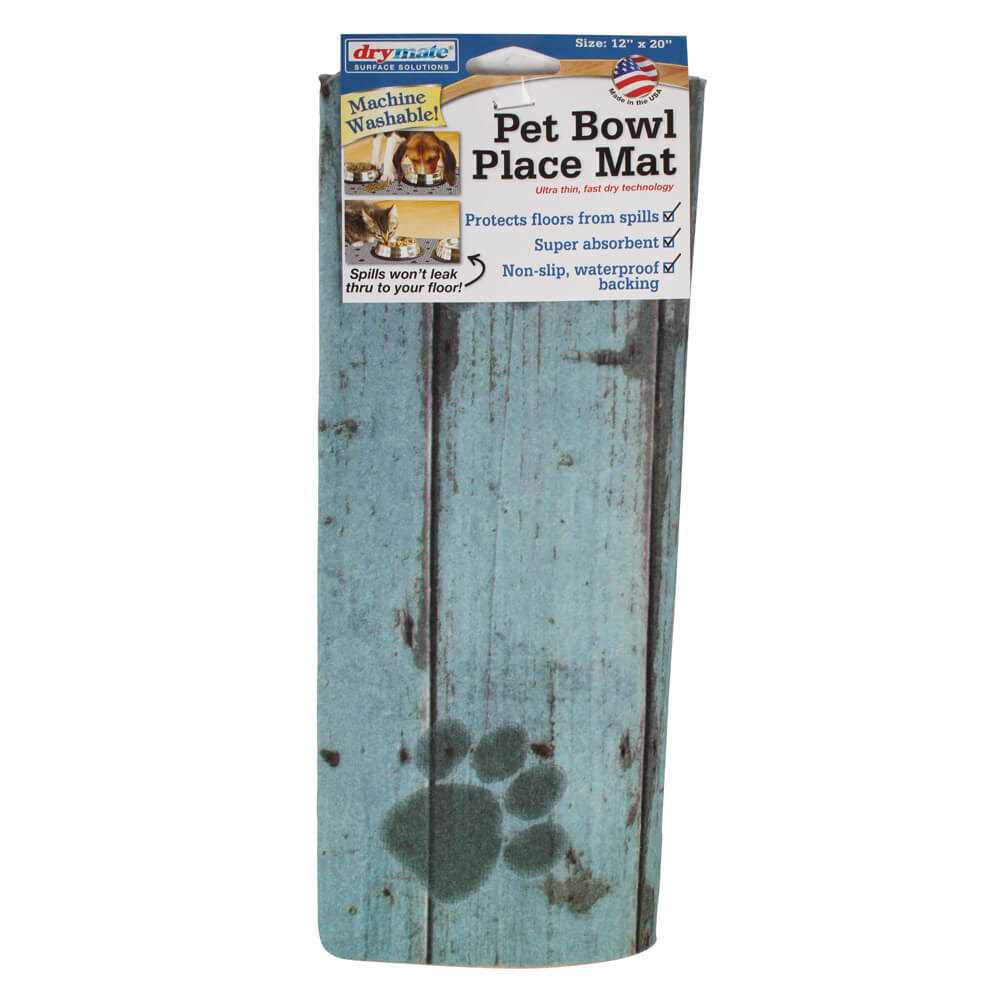 Drymate Pet Bowl Placemat Dog & Cat Food Feeding Mat