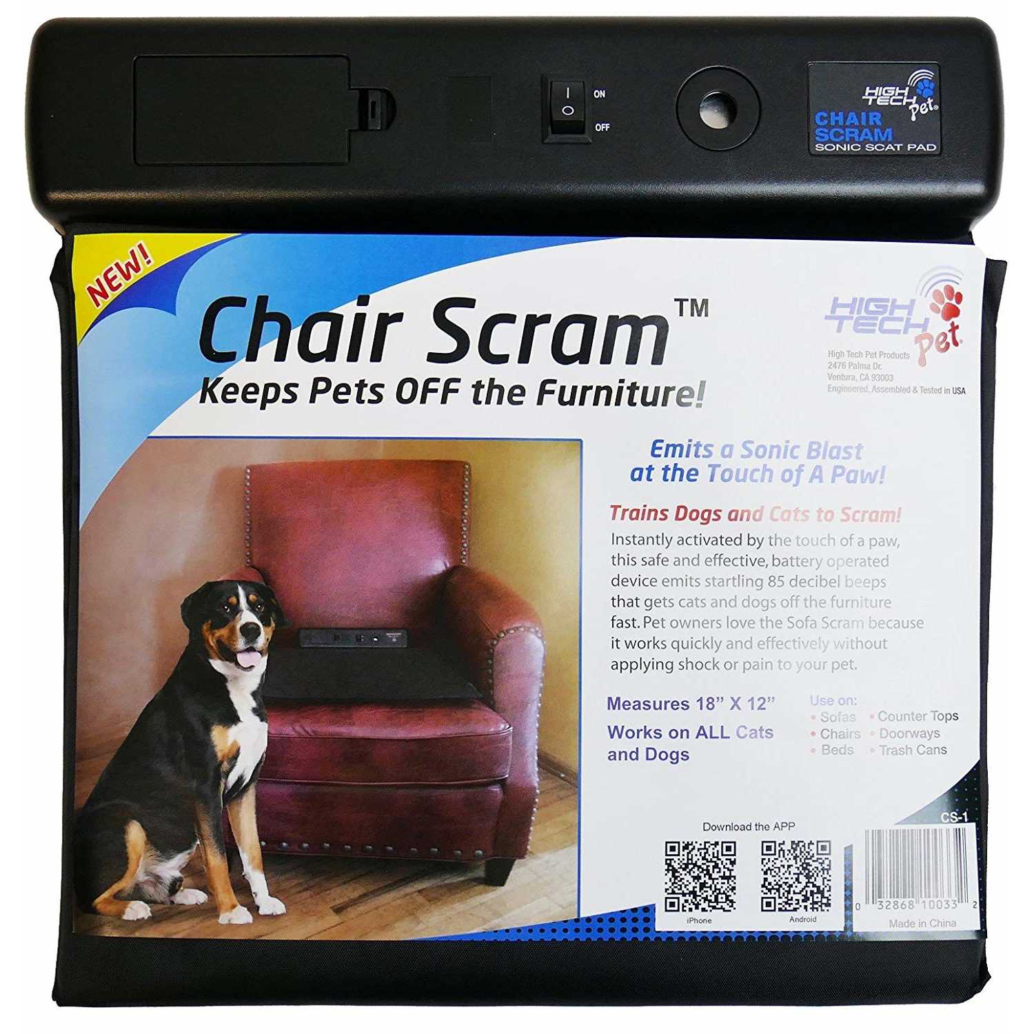 Online Pet Wholesale Chair Scram Dog & Cat Deterrent Scat Mat