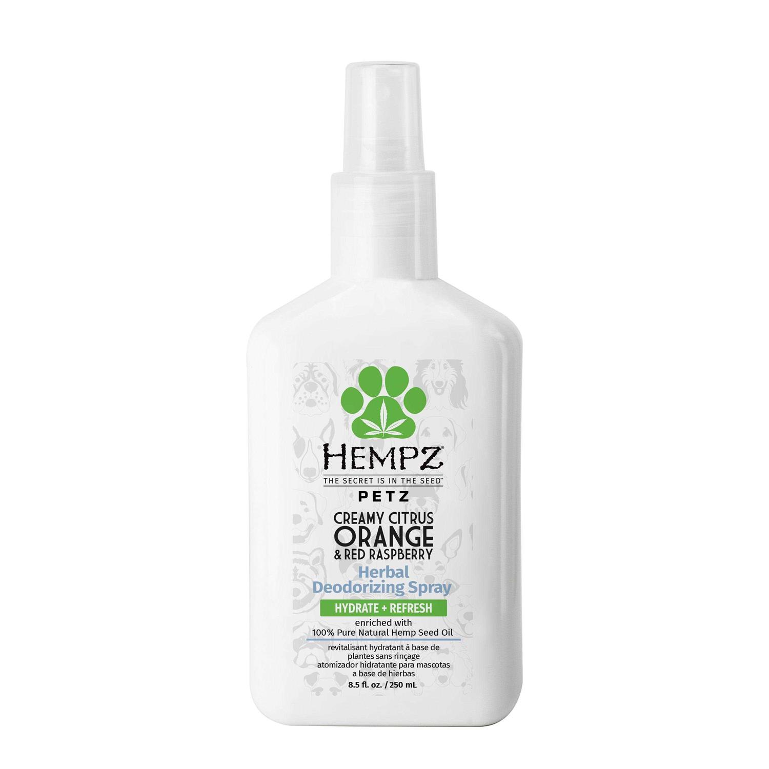 Hempz Petz Creamy Citrus Orange & Red Raspberry Herbal Deodorizing Cologne & Hydrating Mist
