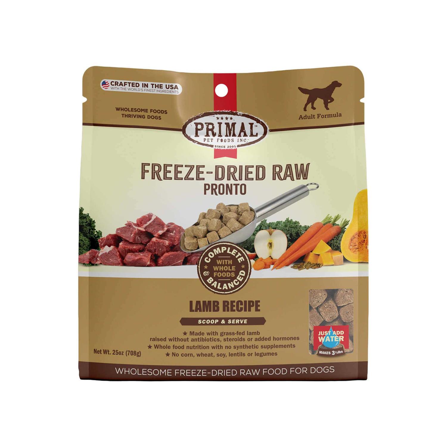 Primal Freeze Dried Raw Pronto Dog Food