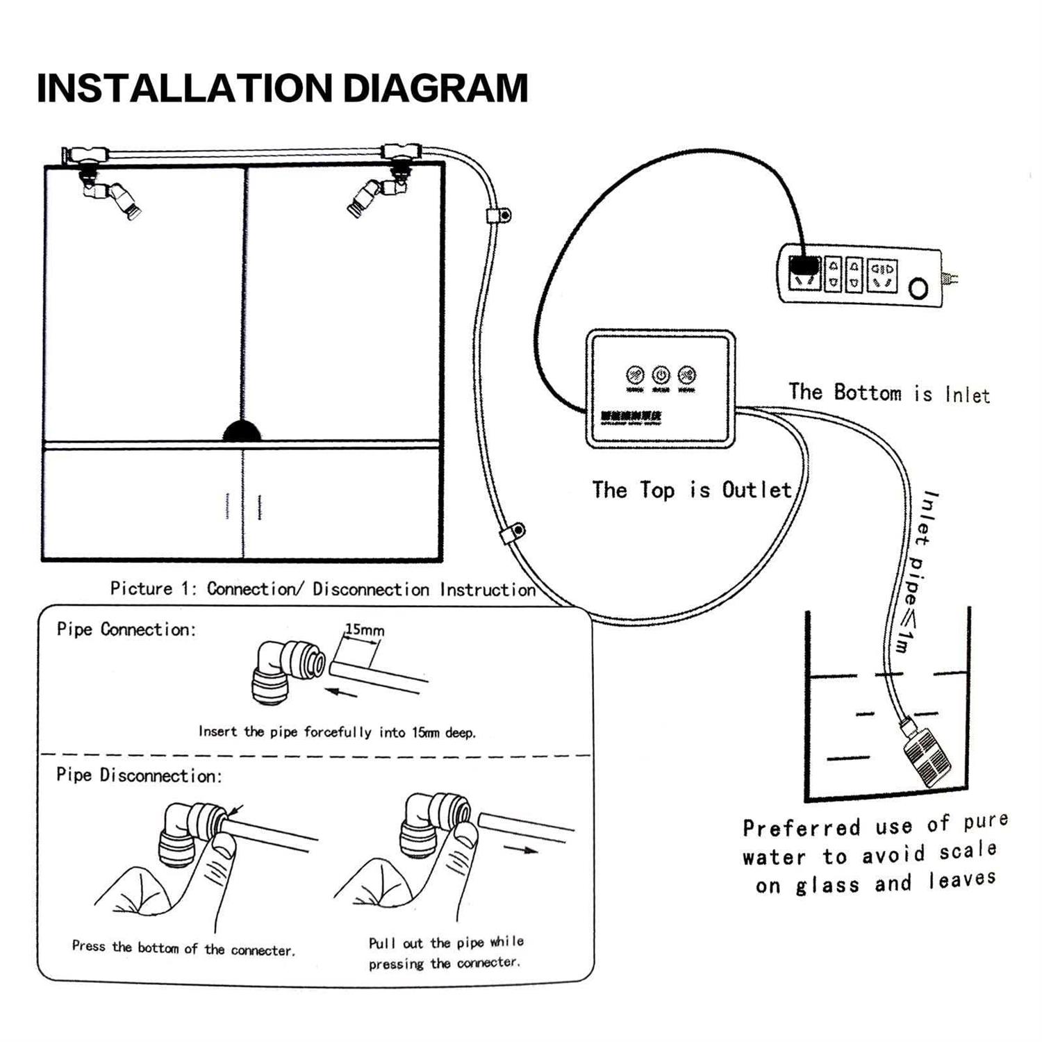 MYGIIKAKA Reptile Fogger Automatic Reptile Mister Fogger for Terrarium