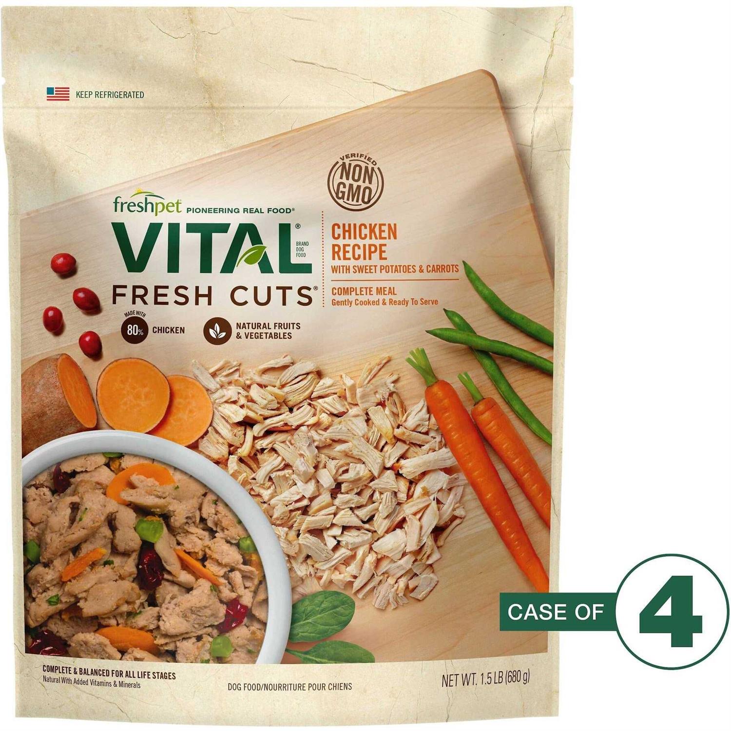 Freshpet Vital Fresh Cuts Dog Food Chicken