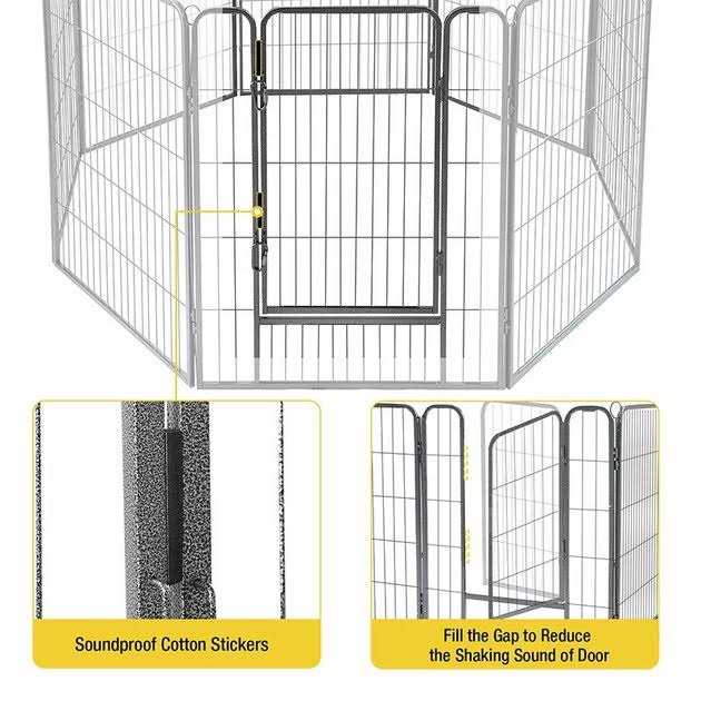 Aivituvin Exercise Outdoor & Indoor Portable Dog Playpen AIR