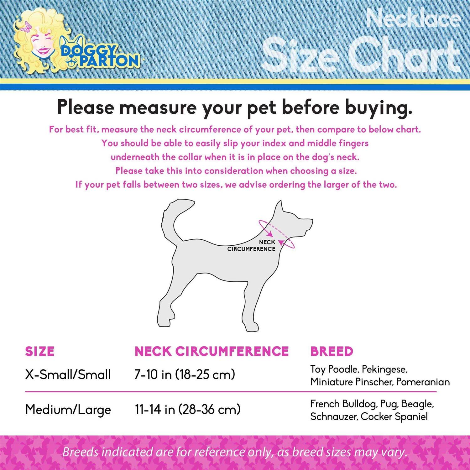 Doggy Parton Pink Sparkling Butterfly Neck Piece