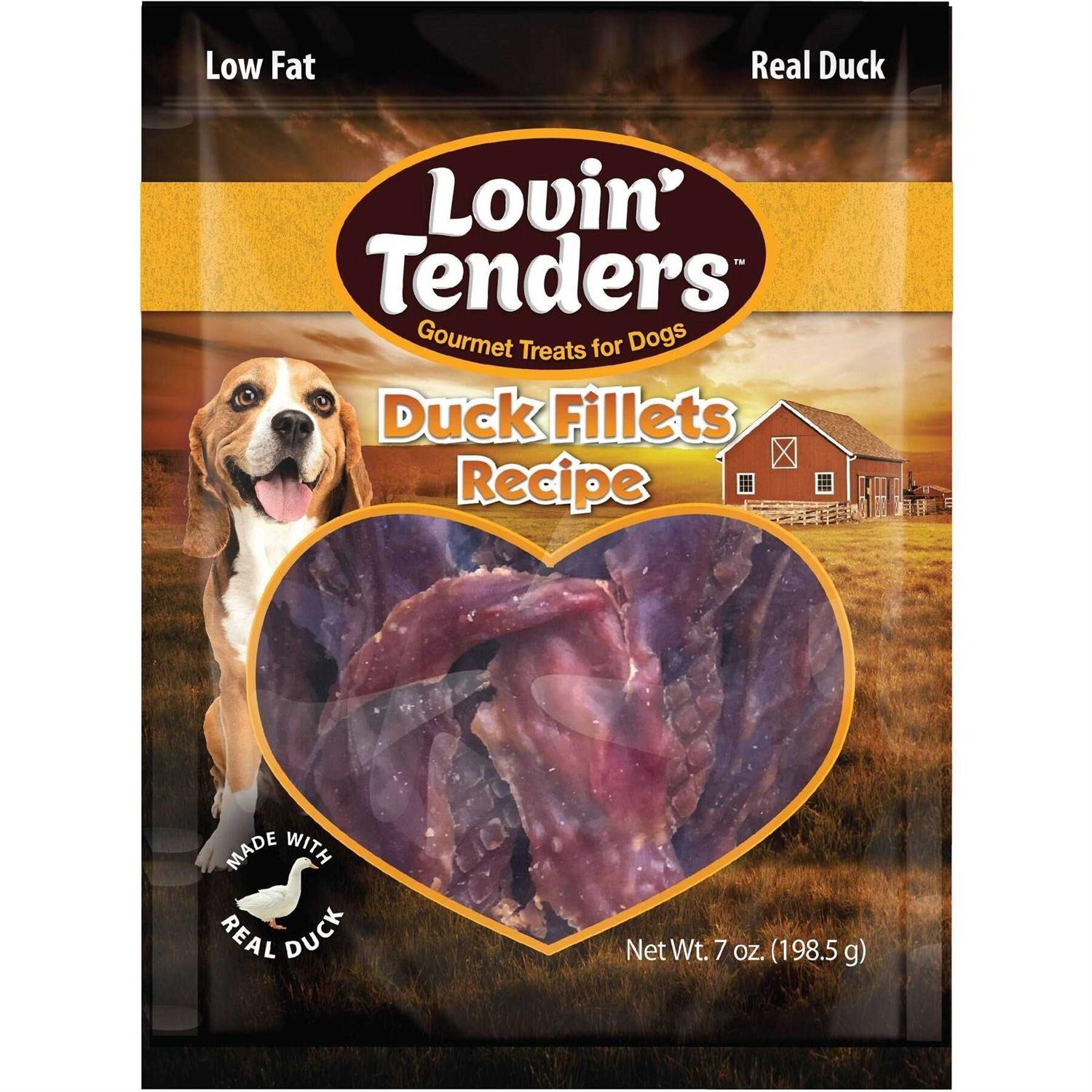 Lovin Tenders Duck Jerky Dog Treat