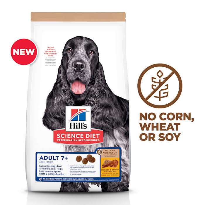 Hill’s Science Diet Senior 7+ No Corn, Wheat or Soy Dry Dog Food