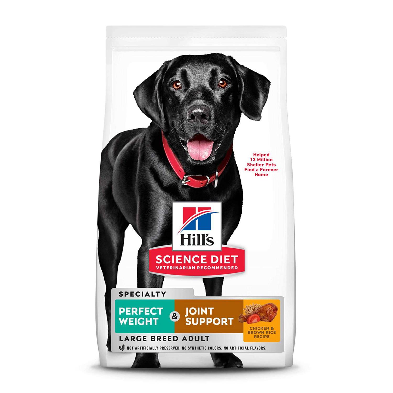 Hill’s Science Diet Adult Perfect Weight & Joint Support Large Breed Chicken Dry Dog Food