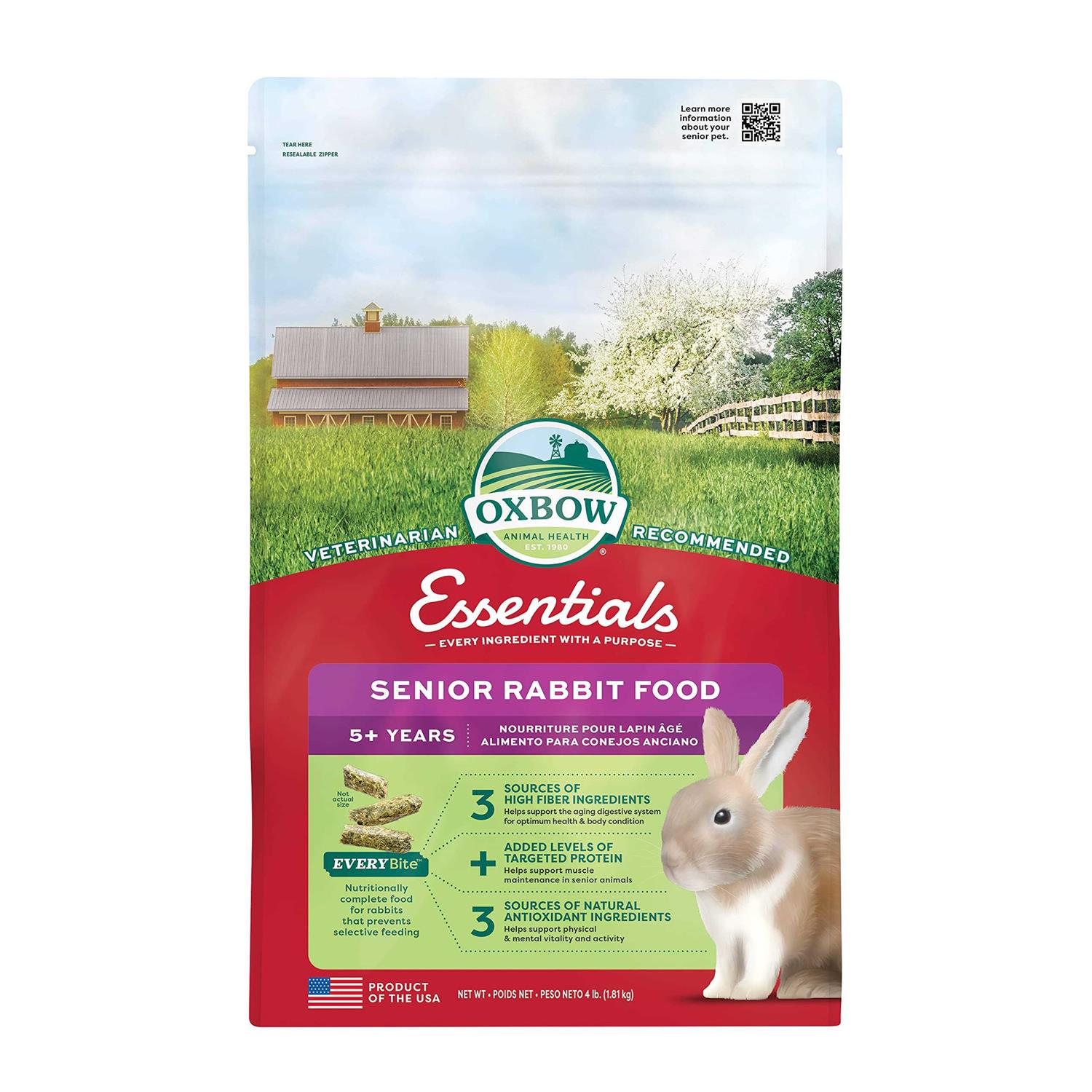 Oxbow Essentials Senior Rabbit Food