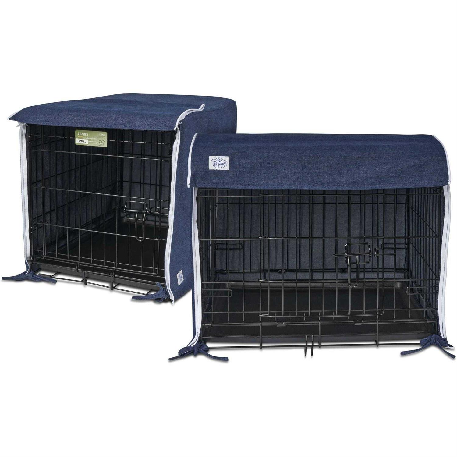 Pet Dreams Open Front Dog Crate Cover
