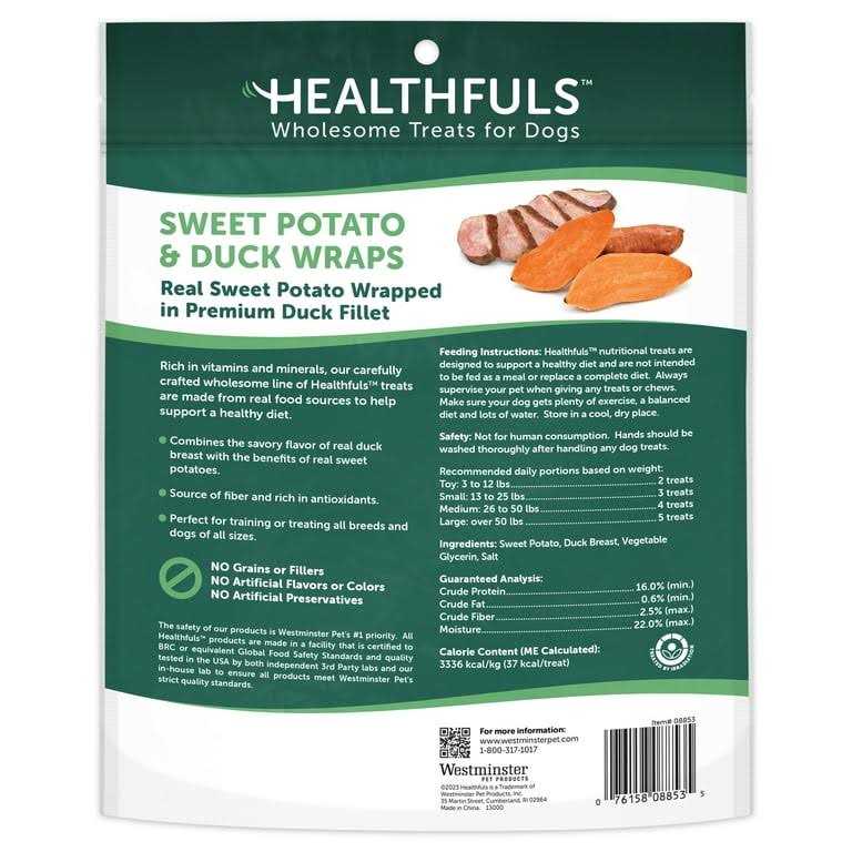 Healthfuls Duck & Sweet Potato Treats 16 oz