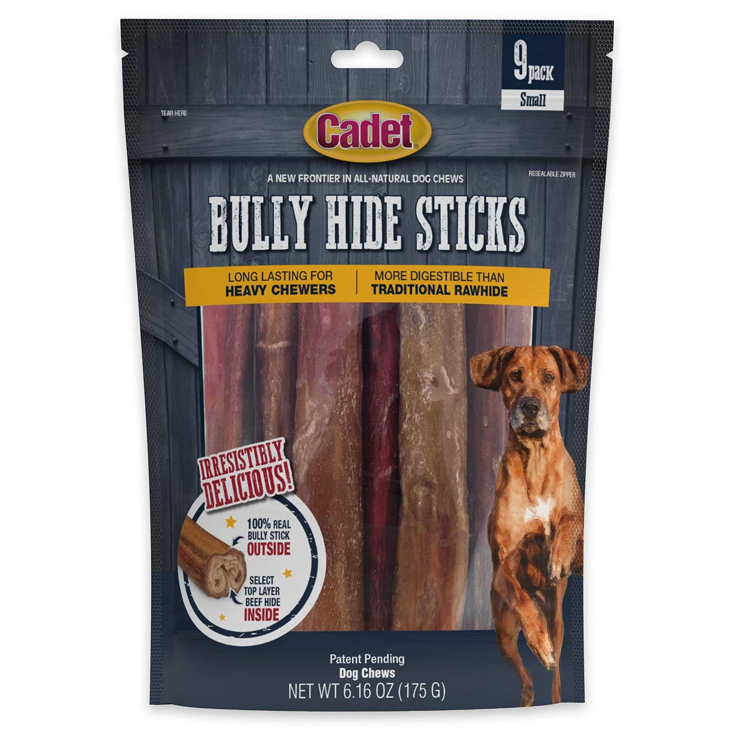 Cadet Bully Hide Sticks All-Natural Dog Chews