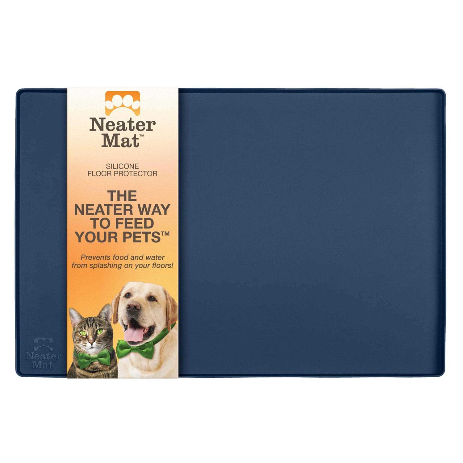 Neater Pet Brands Neater Mat Waterproof Silicone Pet Bowls Mat