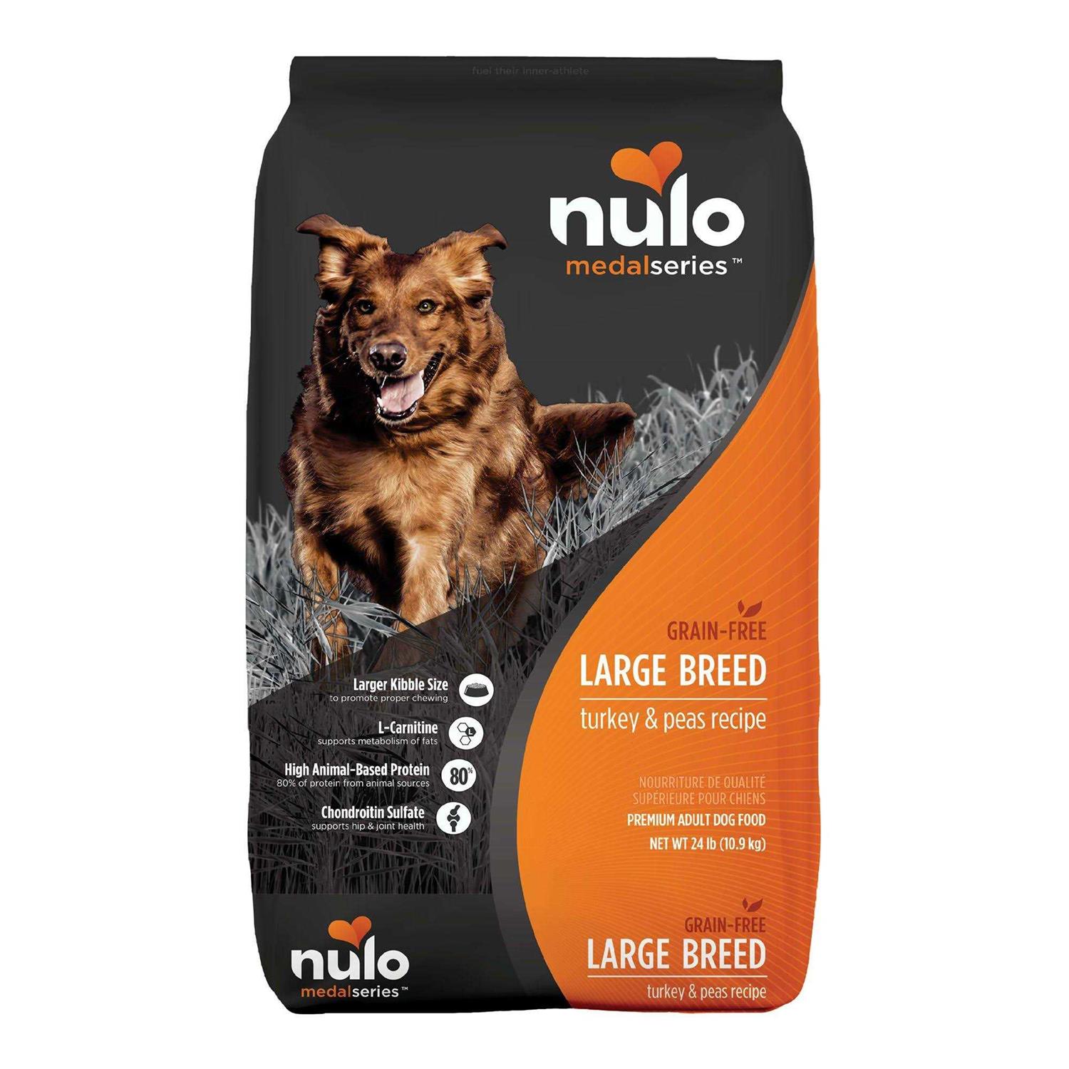 Nulo MedalSeries Large Breed Adult Dog Food Grain Free Turkey & Peas