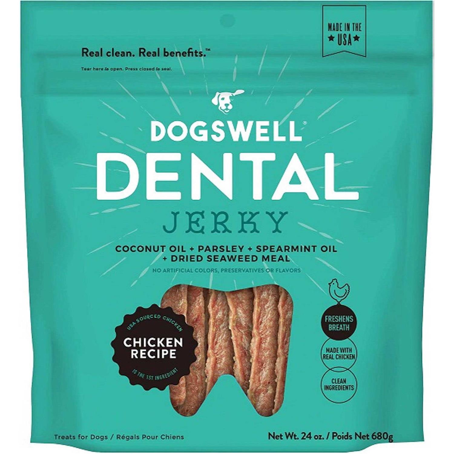 Dogswell Dental Jerky Chicken Dog Treats