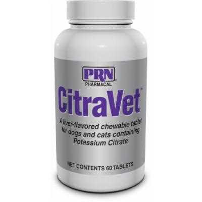 Citravet Potassium Citrate 60 Ct For Dogs & Cats