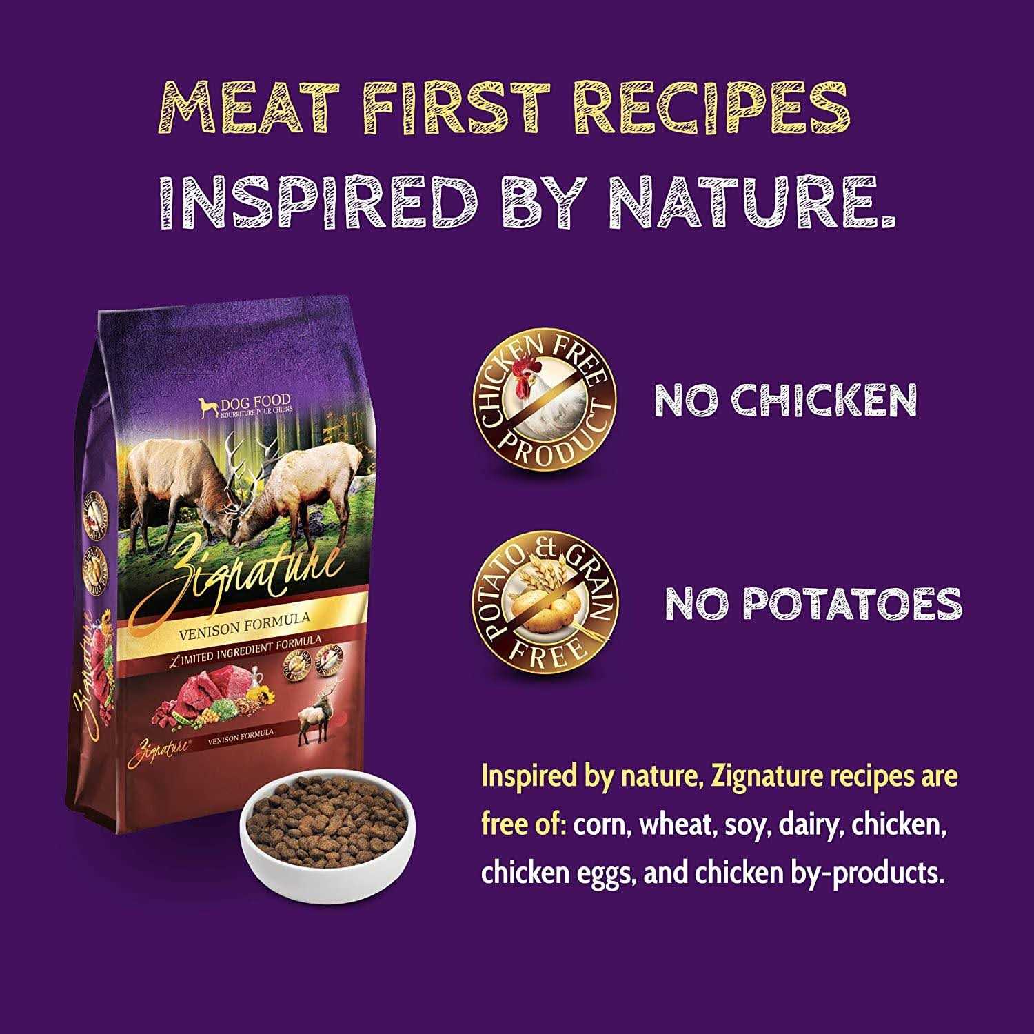 Zignature Limited Ingredient Venison Formula Dry Dog Food