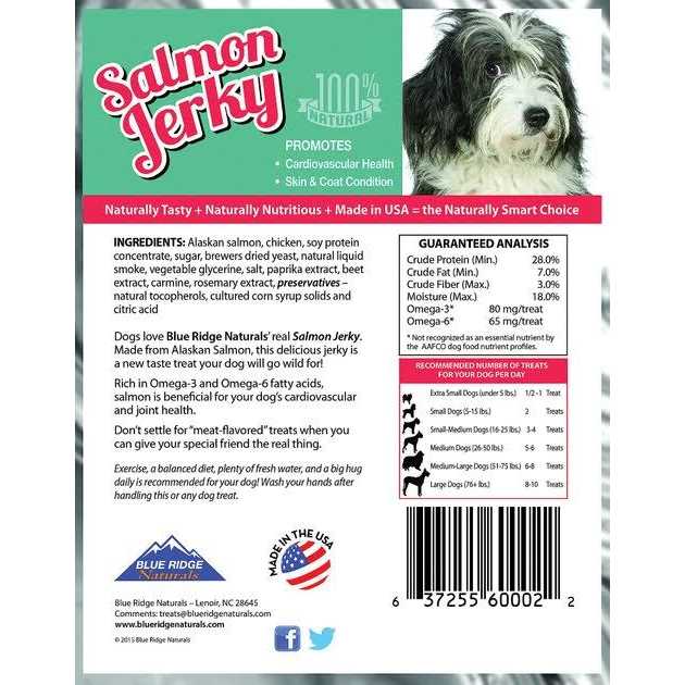 Blue Ridge Naturals Alaskan Salmon Jerky