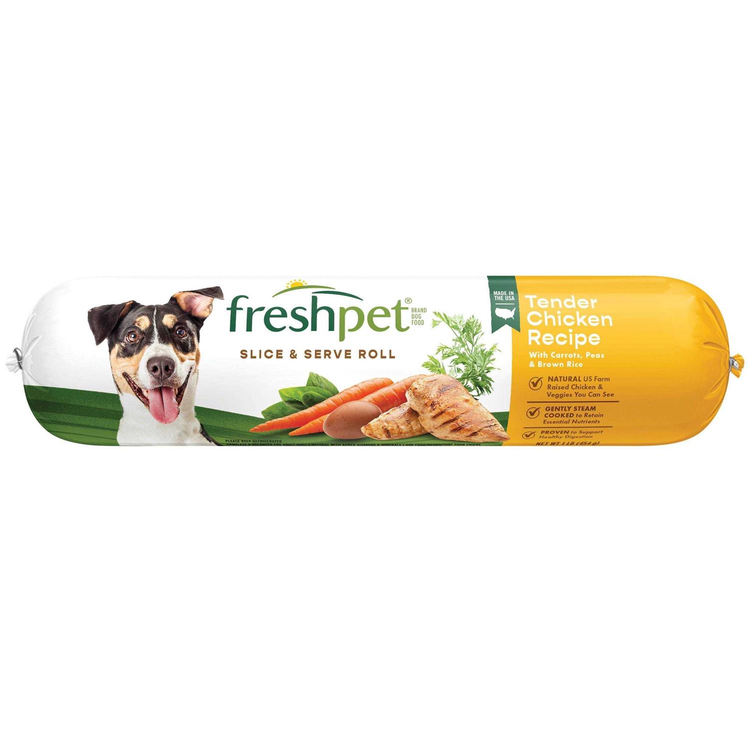 Freshpet Select Tender Chicken Recipe Dog Food Roll