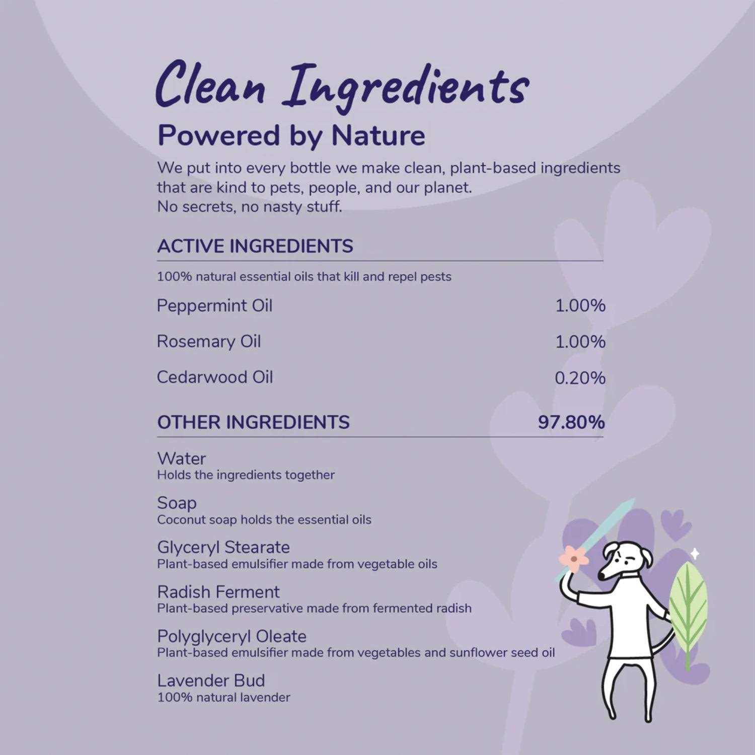 kin+kind Lavender Flea & Tick Spray
