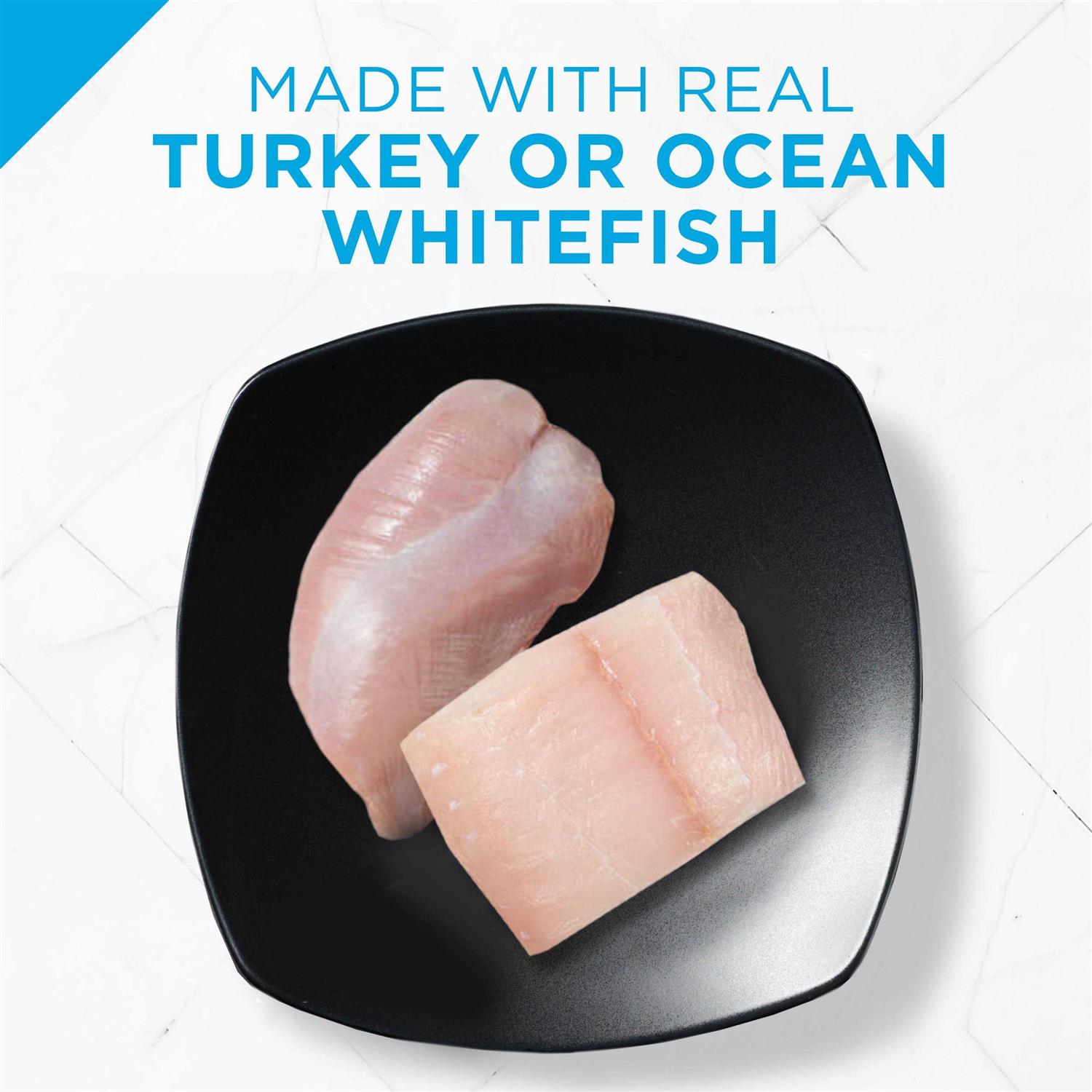 Purina Pro Plan Urinary Tract Health Wet Cat Food Variety Pack, Turkey & Giblets and Ocean Whitefish