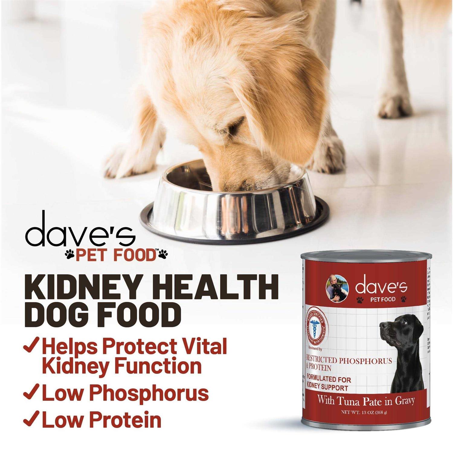 Dave’s Pet Food Restricted Protein Tuna Pate in Gravy Wet Dog Food