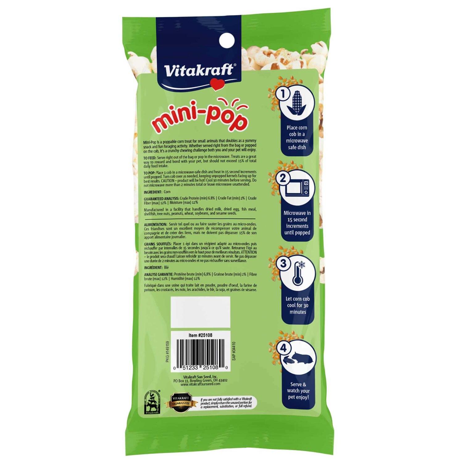 Vitakraft Mini Pop Small Animal Treat