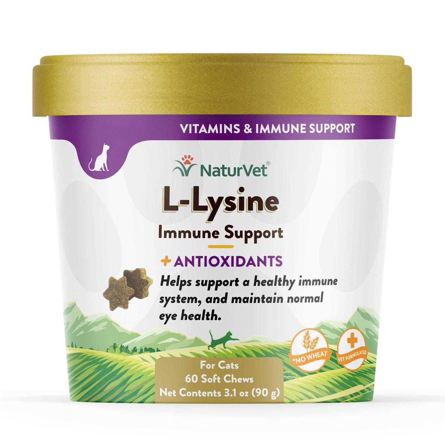 NaturVet L-Lysine Immune Support Plus Antioxidants