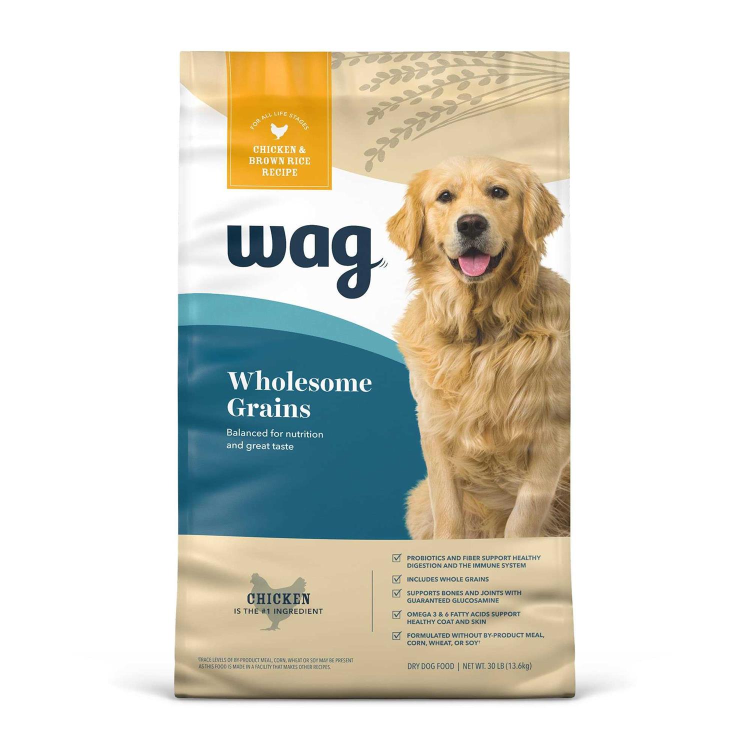 Brand Wag Dry Dog Food And Brown Rice
