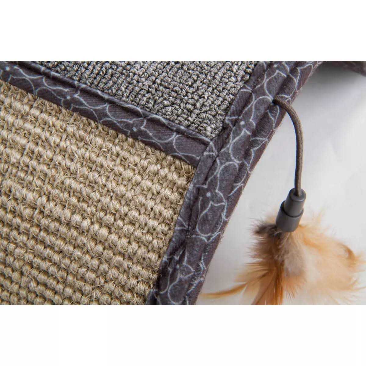 SmartyKat Scratch Scroll Cat Scratcher with Feather Toy
