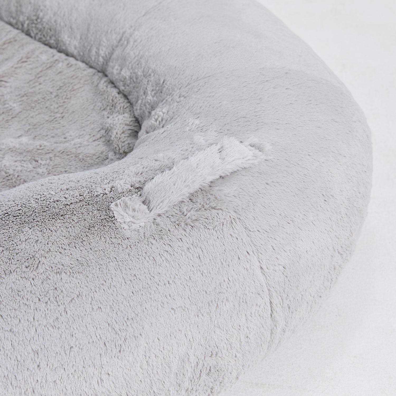 Fond + Found Large Cozy Plush Pet Bed for Humans