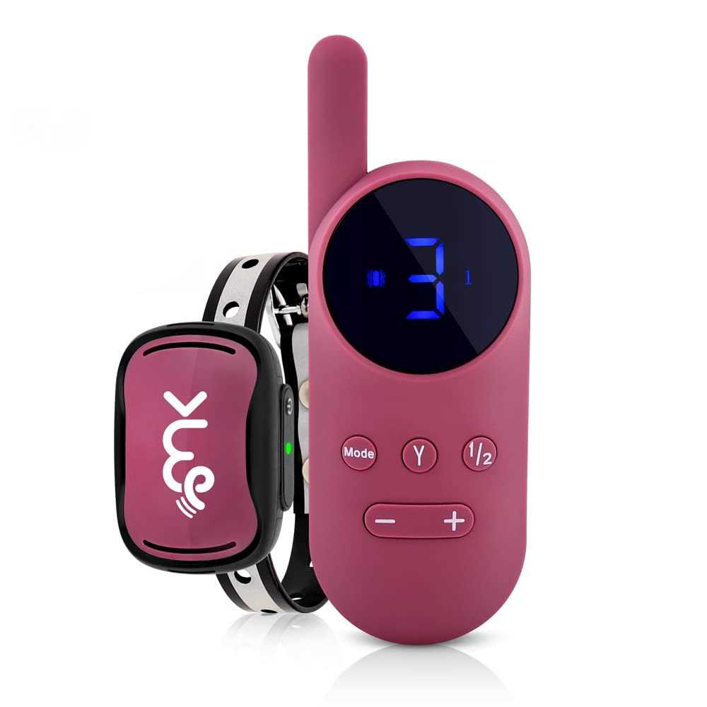 Wiggle Kingdom Worlds Smallest Shock Collar For Small Dogs with Sound Vibration & Shock