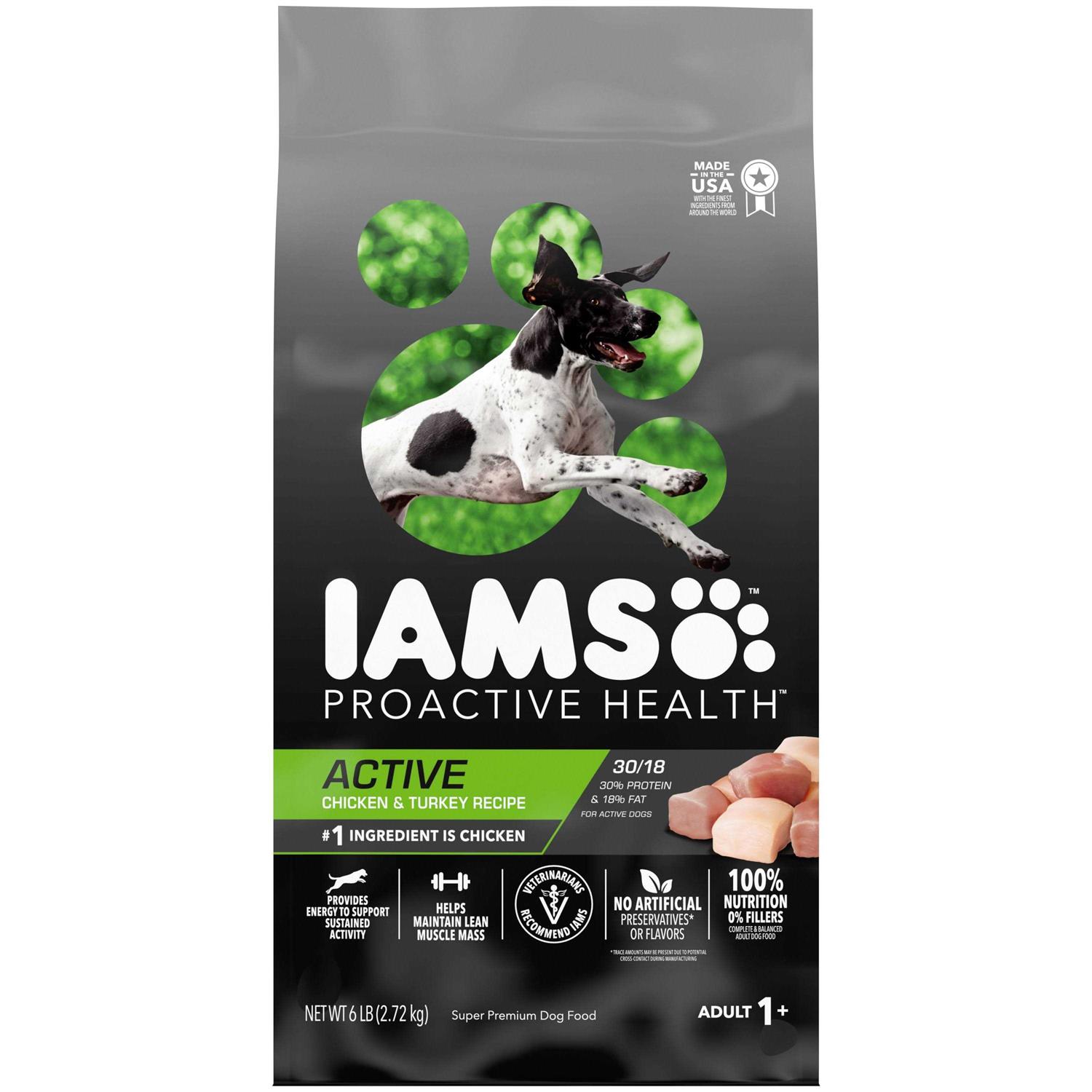 IAMS Proactive Health Active Chicken Turkey Dry Dog Food