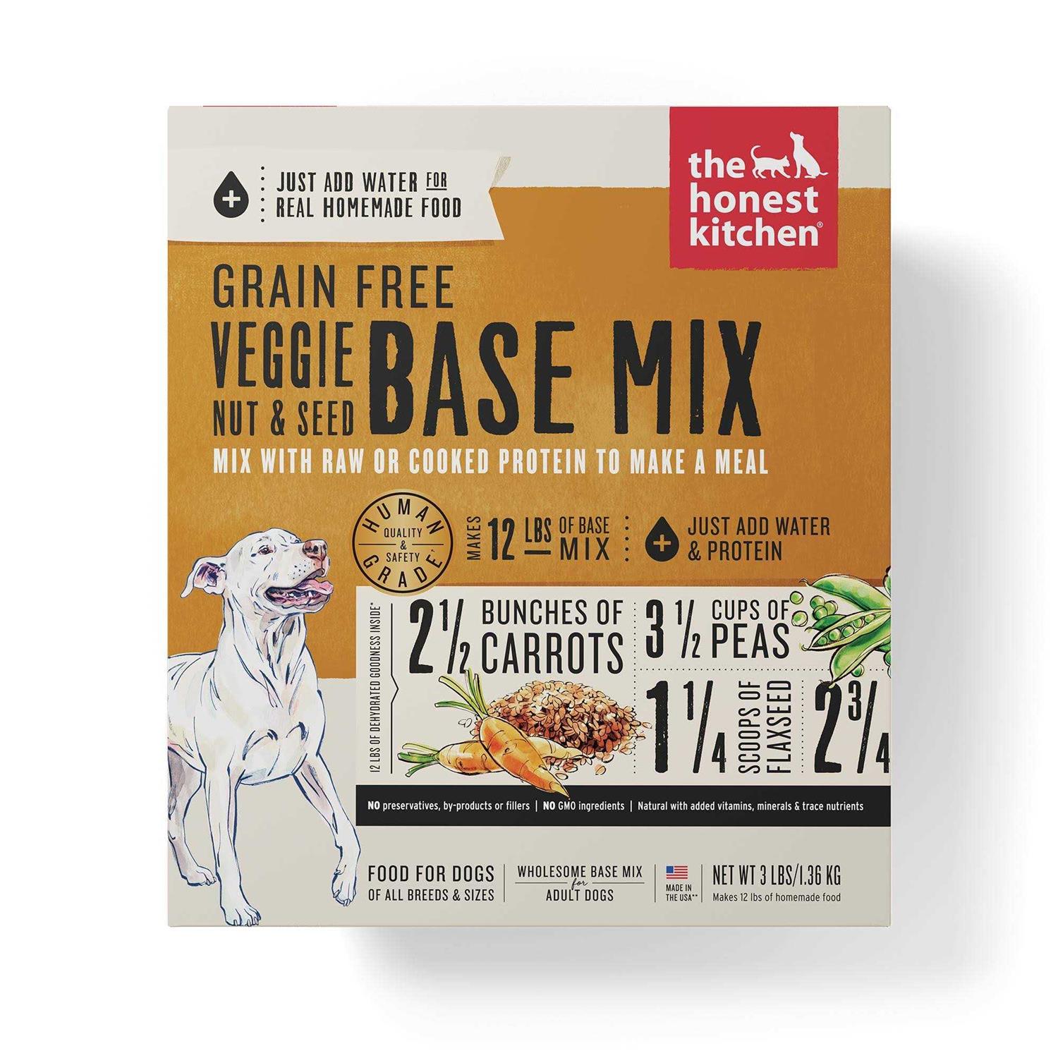 The Honest Kitchen Veggie Nut & Seed Base Mix Grain-Free Dehydrated Dog Food