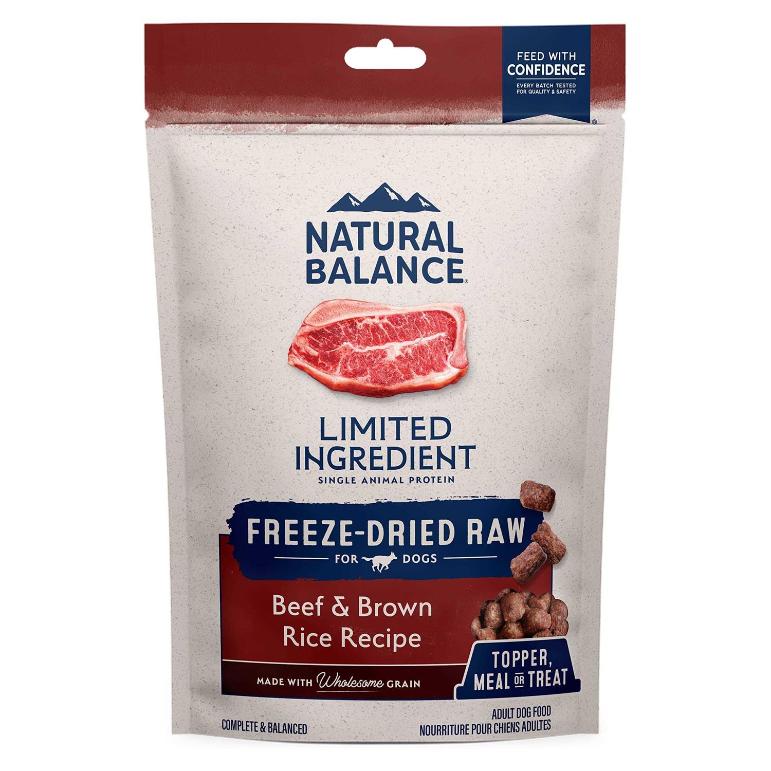 Natural Balance Limited Ingredient Beef & Brown Rice Freeze-Dried Dog Food