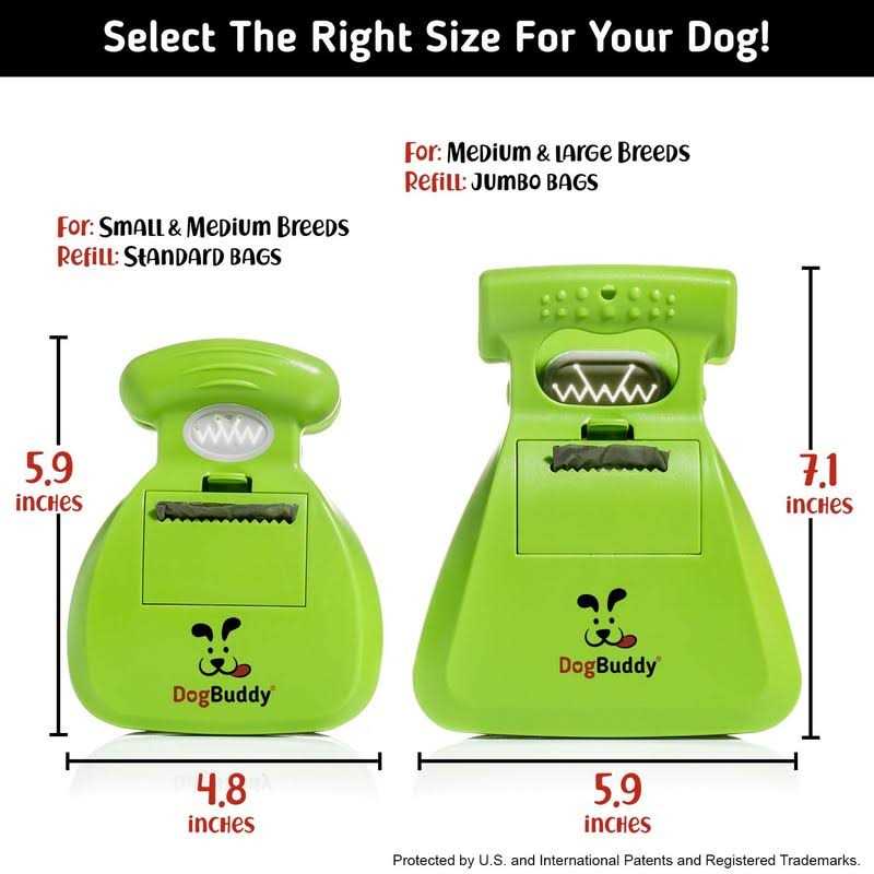 DogBuddy Pooper Scooper, Portable Dog Pooper Scooper, Poop Scoop for Small and