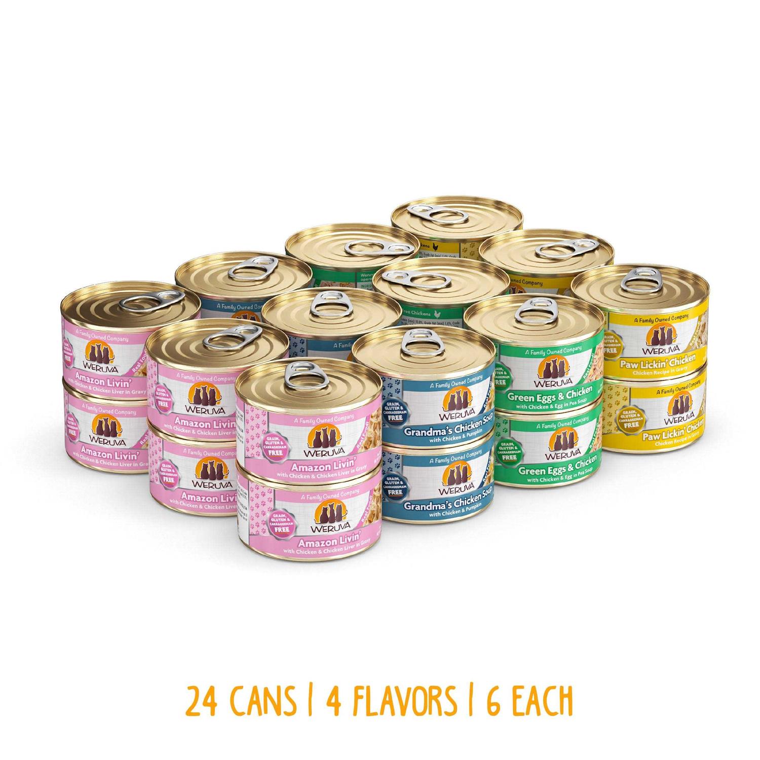 Weruva Classics Paw Lickin’ Pals Variety Pack Wet Cat Food