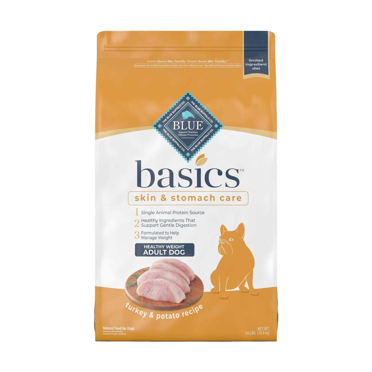 Blue Buffalo Basics Healthy Weight Turkey & Potato Dry Dog Food