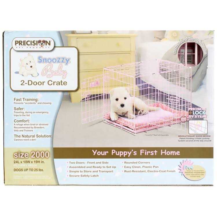 Precision Pet ProValu Double Door Dog Crate Pink