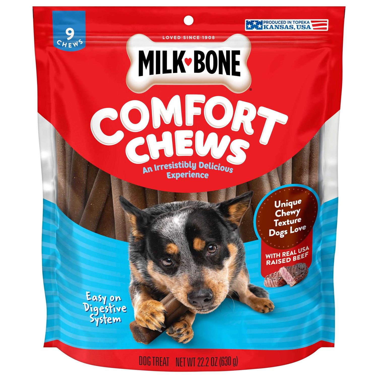 Milk-Bone Comfort Chews Beef Dog Treat
