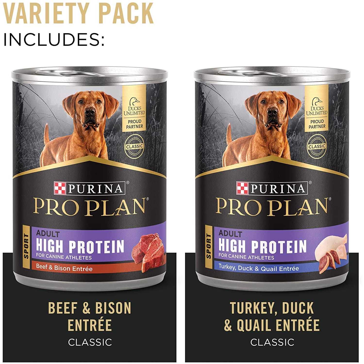Purina Pro Plan Sport High Protein Variety Pack Wet Dog Food