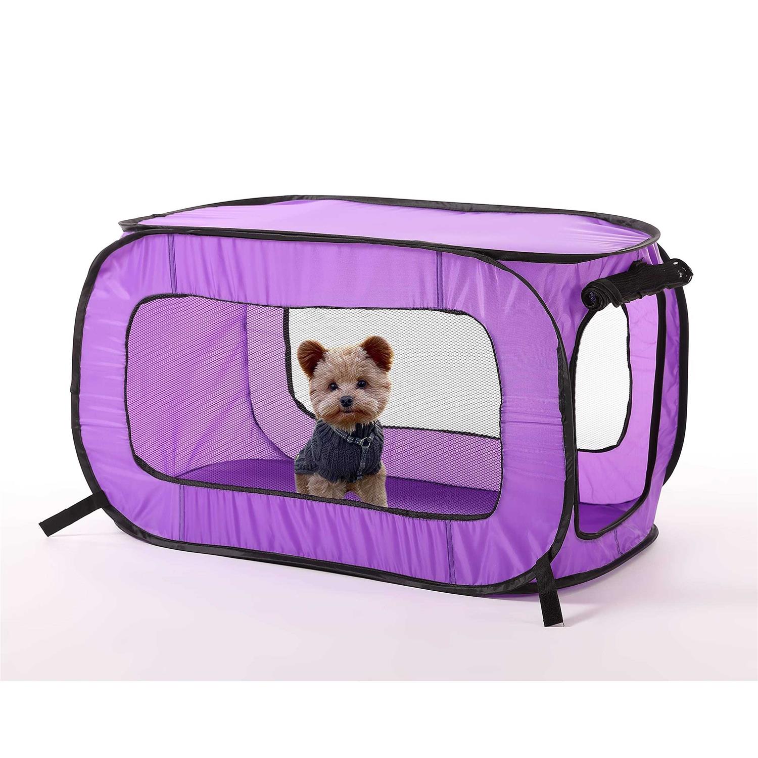 Beatrice Home Fashions Portable Collapsible Pop Up Travel Pet Kennel