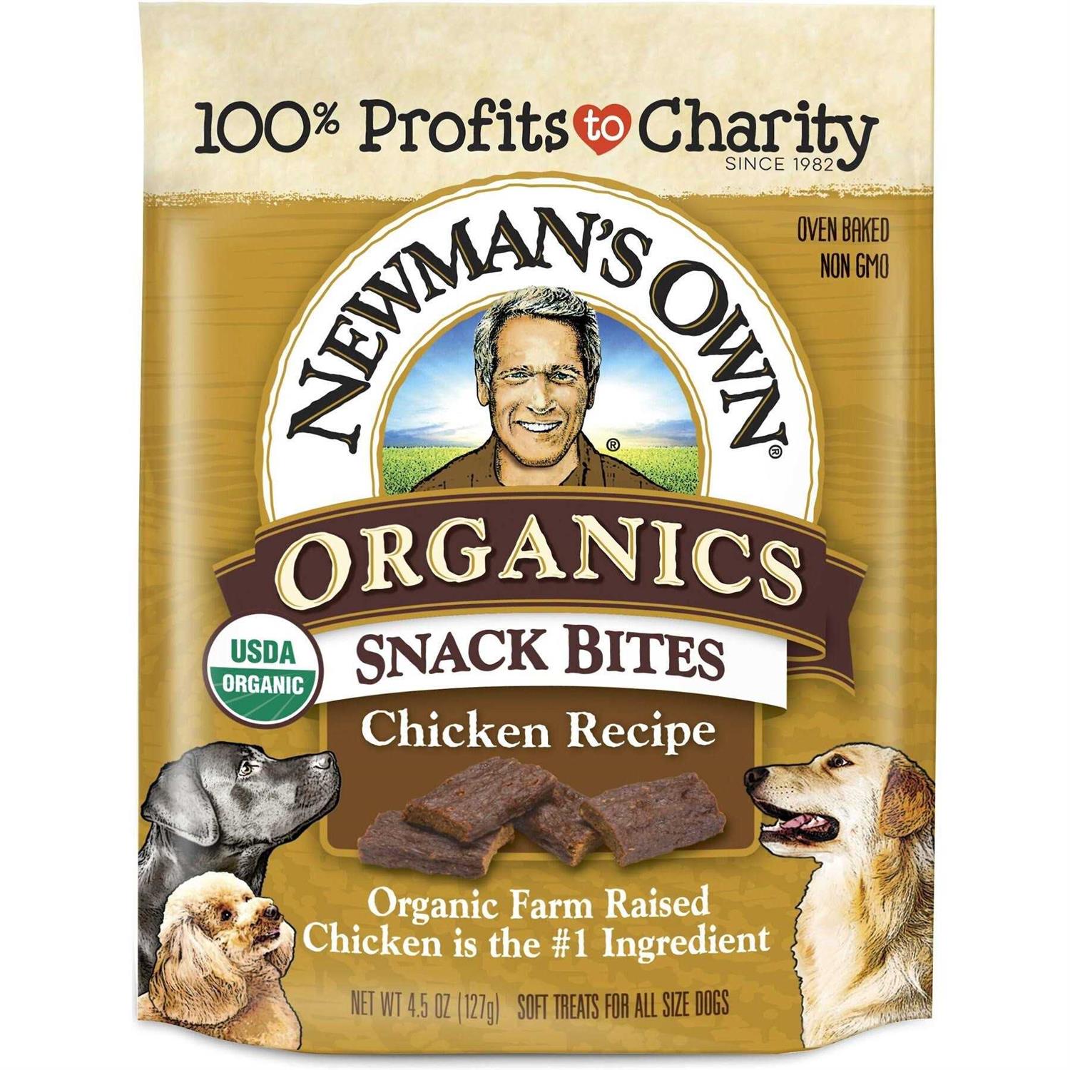 Newman’s Own Dog Treats Chicken Recipe Snack Bites