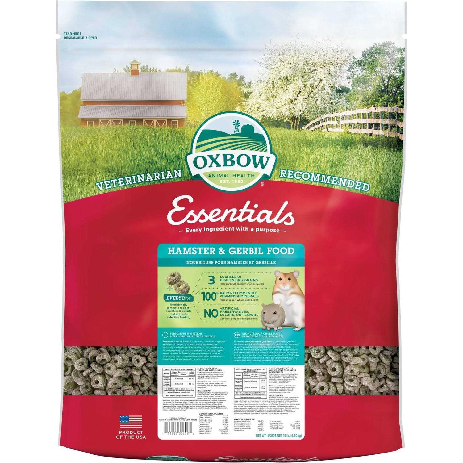 Oxbow Essentials Hamster/Gerbil Food