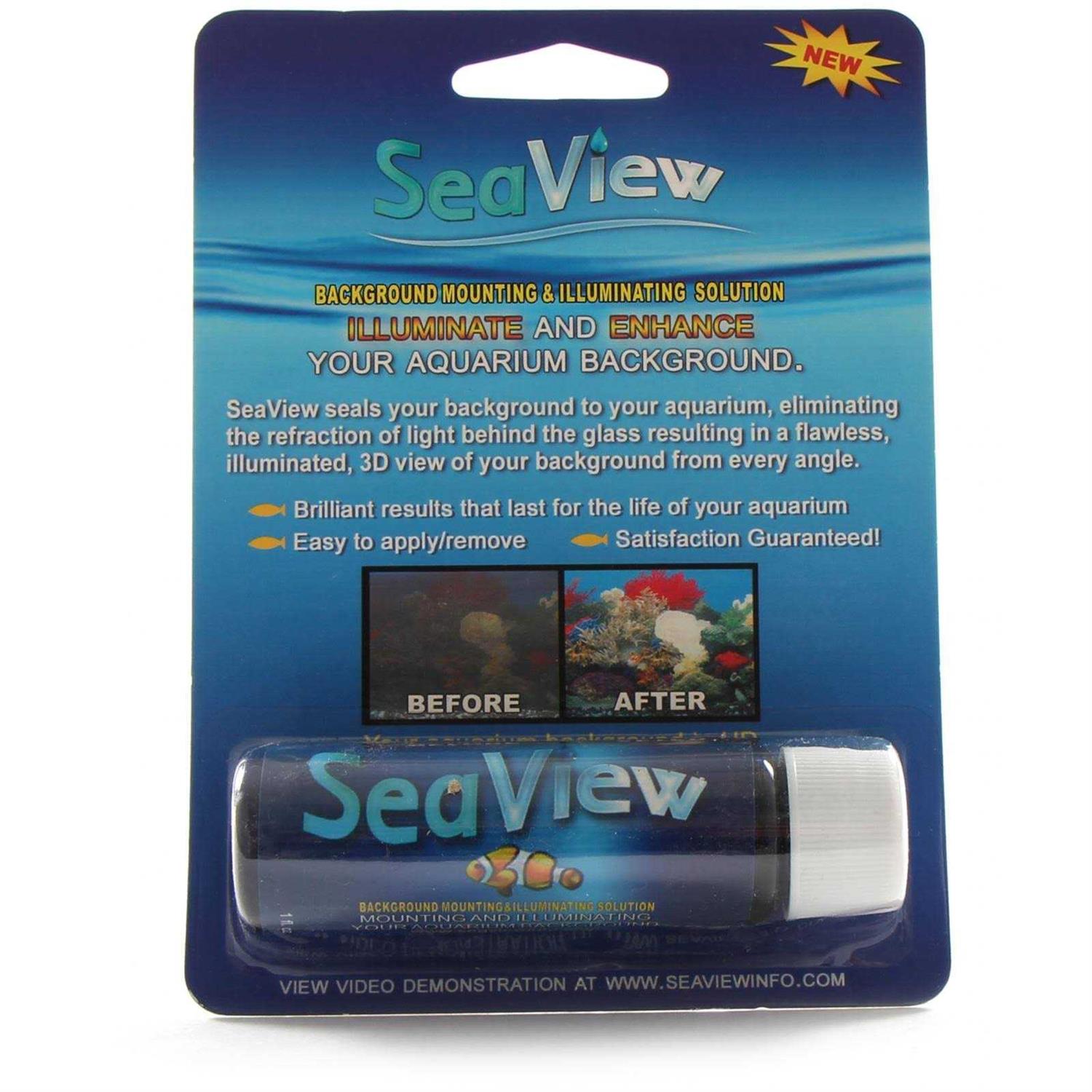 Seaview Aquarium Background Mounting and Illumination Solution