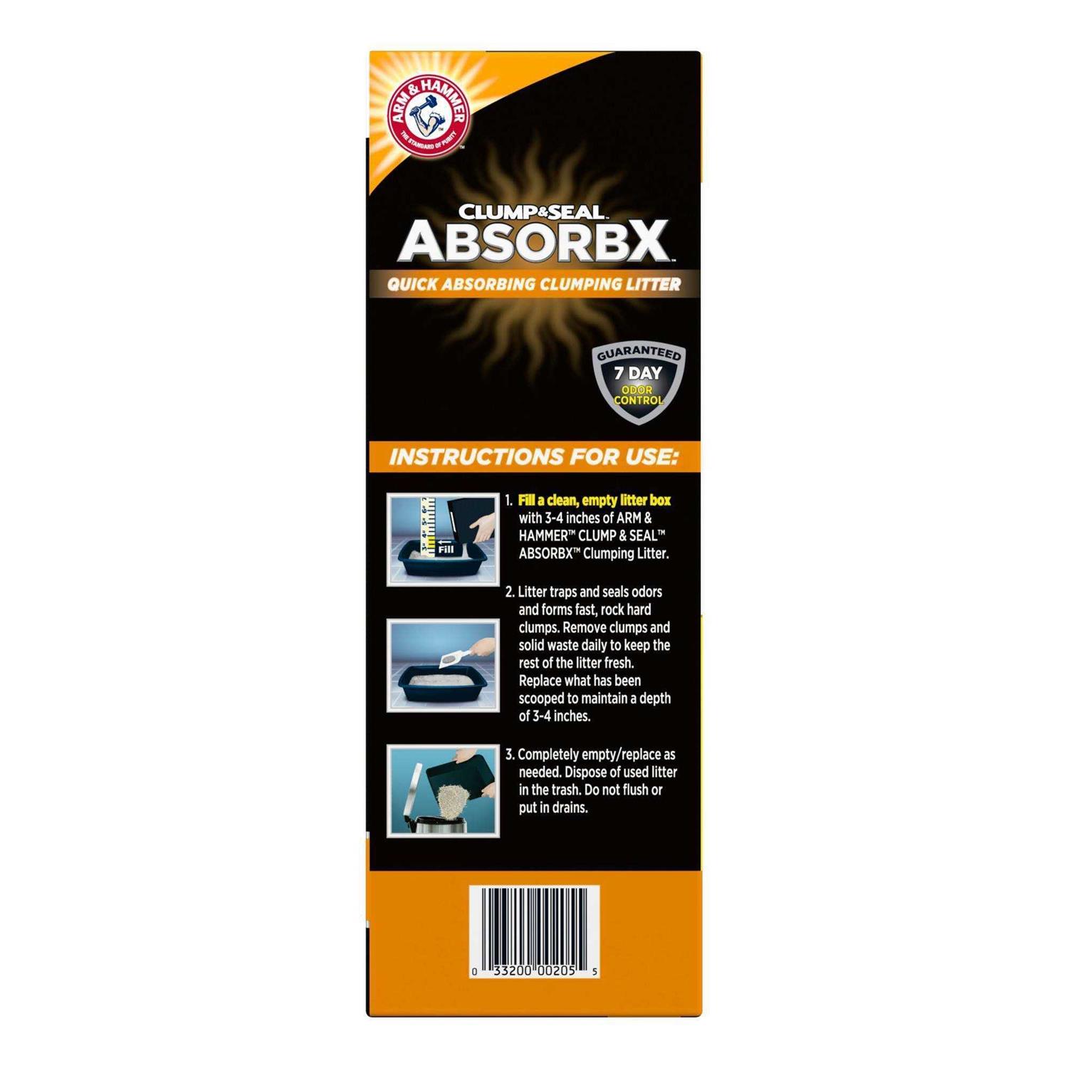 Arm & Hammer Clump & Seal AbsorbX Clumping Litter