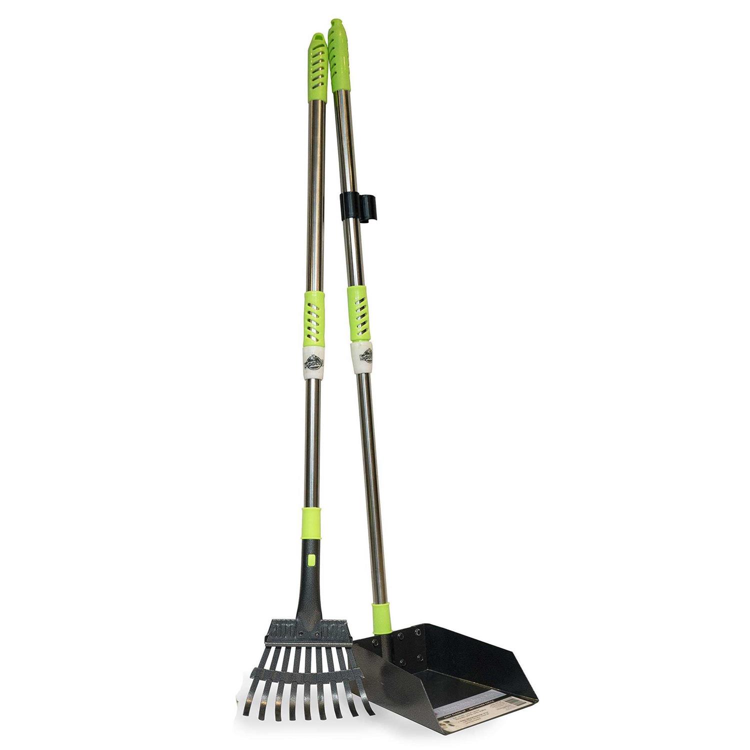 Spotty Telescoping Metal Tray & Rake