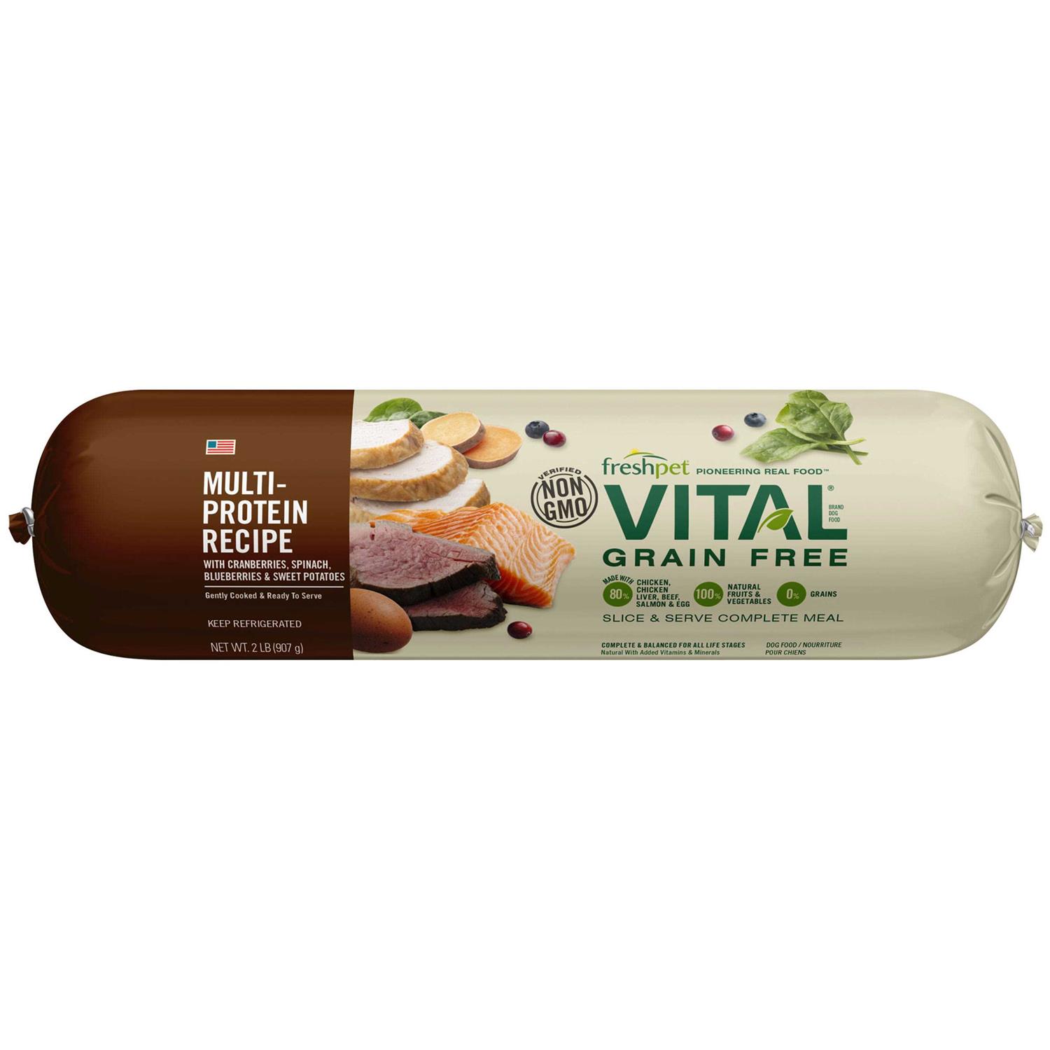 Freshpet Vital Grain Free Chicken Beef